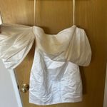 Petal and Pup Nisha Off the Shoulder Satin Mini Dress Photo 2