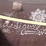 Desigual  Size Large‎ Black Floral Animal Printed Moody Long Sleeve Top Photo 3