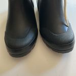 Nomad  Lace-Up Detail Rubber Rain Boots - KellyB, Black, Size 7, NWOT Photo 6