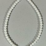 Pearl Pearls Strand Necklace Choker Jewelry 🤍 White Photo 0
