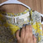 Monteau  women’s boho Yellow and Gray Floral Midi Dress size S Photo 1