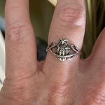 Owl On Branch Sterling Silver Ring Sizes 7,8,9 Photo 4