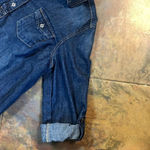 Liz Lange  Maternity Denim Blue Front Pockets Size Medium Photo 6