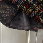 Damee Multicolor Rainbow Tweed Peplum Jacket Bell Sleeves Size Extra Large (XL) Black Photo 13