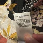 Lucky Brand  Women's Floral Print Cotton Button-Up Shirt Size L Photo 4