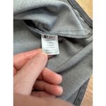 FIGS Technical Collection Scrub Top S Gray Sleeveless Split Neck Photo 3