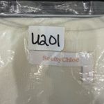 See By Chloe 40 US XS Crepe Mini Dress Jumper A-Line V-Neck Lace Hem Oversized Photo 14