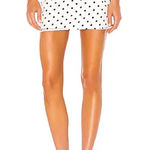 Camila Coelho  Black and White Polka Dot Mini Skirt Photo 0