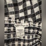 American Rag NWOT  Strapless Gingham Plaid Sheer Tube Top Photo 2