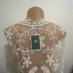 Eomen Swimsuit Women Cover Up V Neck Beach Coverup Boho Swimwear Dress Bathing Suit Crochet Cover Ups Lace Photo 8