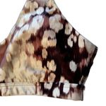 Aerie | OFFLINE Shine Strappy Back Sports Bra in Coco Cream Brown Print Medium Photo 5