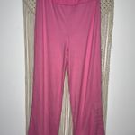Juicy Couture rhinestone Barbie pink flared pink sleepwear pants. Photo 3