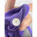Lululemon  No Limits Tank Top Size 4 Purple Built In Bra Layered Photo 5