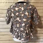 Bimba Y Lola Ruffle Top Size Small White Photo 7