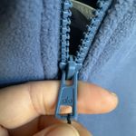 Alo Yoga Polar Fleece Game Time Full Zip Jacket Bluestone White Large Photo 8