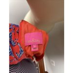 Lilly Pulitzer Pearl Romper in Heebee Zebra Sz 8 Photo 8