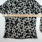 Altar'd State  Sheer Black and White cow print mesh top mock neck Size S layer Photo 9