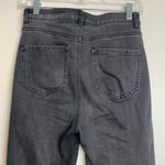 Gianni Bini  Light Wash Black Jeans With Uneven Raw Hem Photo 5