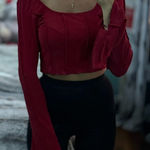 Elegant Red Long Photo 0