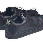 Adidas  ★ Stan Smith Low Profile Sneaker Tennis Shoes ★ Black Vegan Leather ★ 7M Photo 3