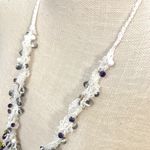 Handmade Beaded Crochet Necklace  Photo 2