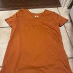 Under Armour Womens  Burnt Orange athletic shirt Photo 0