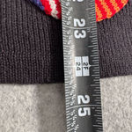 Christopher & Banks Women's Black Cotton Cardigan Sweater L Striped Long Sleeve Photo 9