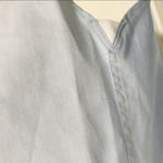 The Kooples  fitted women’s blue button down shirts size L‎ minimalist capsule Photo 9