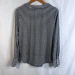 Ann Taylor  Houndstooth Vneck Blouse Classic Dressy Timeless Size Small Office Photo 1
