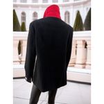 Preston & York  Black Wool Coat Women L Merino Wool Blend Classic Jacket Photo 2