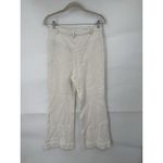 Free People  Boca Bell Trouser Pants Women 8 Ivory Granolagirl Indie Western Photo 2