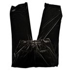 Skies Are Blue Black Velvet Wide Leg Pants Shimmer Small New Years Eve Luxury Photo 5