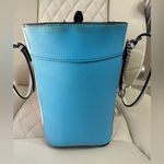 Guess Delaney vintage style color block large shoulder bag tote purse blue Photo 12