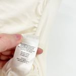 Wilfred Aritzia Womens Career Ruched Side Slit Midi Vespa Skirt Size L Cream Photo 5