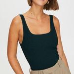 Aritzia Babaton Sculpt Knit Tank In Scarab Photo 0