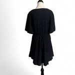 Bloomchic Dress Sz18/20 Butterfly Sleeves High/Low Ruffle Hems Wrap Front Belted Photo 1