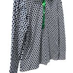 J. McLaughlin Long Sleeve Geometric Long Sleeve Collared Shirt Size Large Casual Photo 3