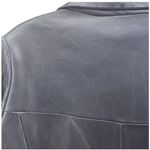 Jones New York Womens Leather Overcoat Size 12 Black Grunge Indie Punk Rock Photo 3