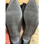 Anne Klein  Classic Black TALAH Pointed Toe Bow Kitten Heel Mules Shoes Womens 10 Photo 7