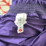Voice vintage purple knit babydoll top with ruched faux shrug. Size L. Size L Photo 5