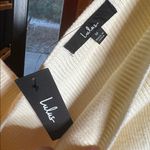 NWT Lulu's Fall into Fashion Ivory Dolman Sleeve Sweater Midi Dress Size Medium Photo 6