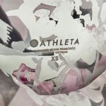 Athleta Women’s 7/8 Length Salutation Leggings Pink Peony Pink White XS Photo 6