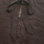 ZARA NWT  sheer long sleeve with lace, casual shirt size XS Photo 1