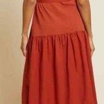 Nation Ltd NEW EVERLEIGH FRILLY DRESS IN CAYENNE SMALL Photo 1