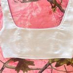 princess polly silk cream square neck bra crop top Photo 4