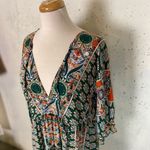 #154 BOUTIQUE Plunge Neck Swim Coverup Size L Photo 5