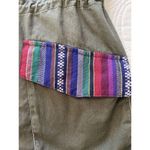 Harper Cargo Vest Olive Sleeveless Green Army Boho Size M Safari Colorful Pocket Size M Photo 2