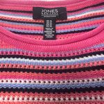 Jones New York  Short Sleeve Striped Sweater Shirt size XL Photo 2