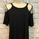 Fabletics  Black Sunburst T-Shirt Knit Dress Photo 2