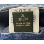 Eddie Bauer Vintage  Skirt Women 12P Blue Maxi Denim Modest Western y2k Photo 6